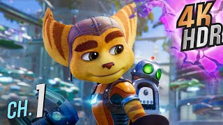 Ratchet amp Clank Rift Apart  4K HDR 100 Renegade Legend Platinum Walkthrough Part 1  Parade [upl. by Ahsiekan984]