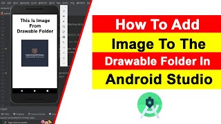 How To Add Image To The Drawable Folder In Android Studio 2024 [upl. by Eenahc12]