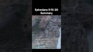 Ephesians 51520 Summary christian biblestudy dailydevotional ephesians ephesians5 [upl. by Pomfrey900]