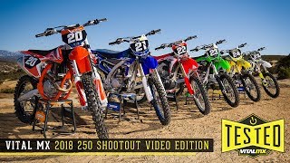 2018 Vital MX 250 Shootout [upl. by Jovita]