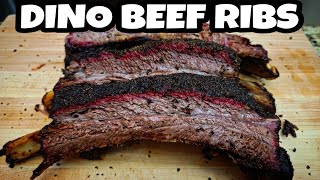 Texas Style Beef Ribs  Smoked BBQ Dino Ribs [upl. by Williams]