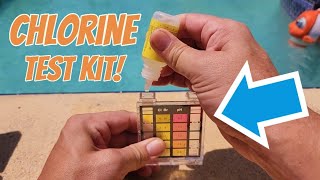 how to test pool chlorine and pH levels using a drop test kit [upl. by Adlaremse393]