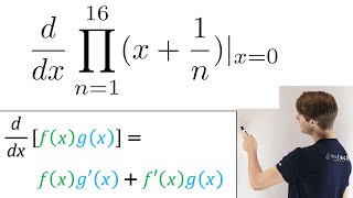 Competition Problem  Product Rule with 16 Factors [upl. by Blisse]