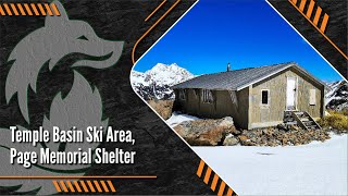 Temple Basin Ski Area Page Memorial Shelter [upl. by Saturday339]