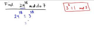 Applying Fermats Little Theorem [upl. by Donni]