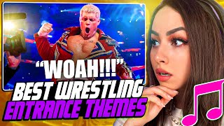 Girl Watches Pro Wrestling  Best Wrestling Entrance Themes That Crowds Go Crazy Singing Along To [upl. by Idell]