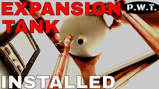 HOW TO INSTALL A THERMAL EXPENSION TANK ON WATER HEATER [upl. by Nnyleitak]