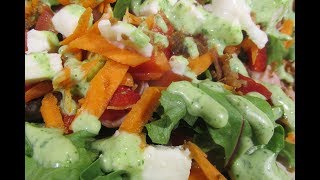 Aderezo de cilantro para ensaladas  Tutoriales [upl. by Katey827]