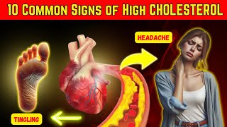 10 Common Signs of High CHOLESTEROL You Shouldnt Ignore [upl. by Irroc]