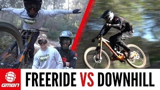 Freerider Vs Downhill Racer [upl. by Anderer]