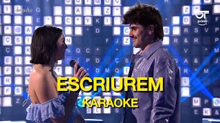 ESCRIUREM OT Karaoke  Chiara amp Martin Urrutia OT23 [upl. by Cates]