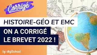 Brevet  correction de lhistoiregéo 2022 [upl. by Epuladaug615]