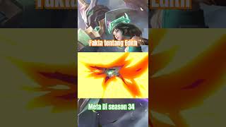 FAKTA TENTANG EDITH mobilelegends edithtop1global mlbb edithtank live [upl. by Colly291]