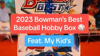 2023 Bowman’s Best Baseball Hobby Box Opening ⚾️ Great Product [upl. by Aihsenor]