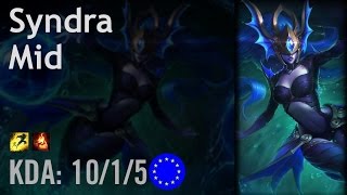 Syndra Mid vs LeBlanc  Eika  EUW Challenger Path 62 [upl. by Gnex]