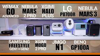 2023 Ultimate Portable Projector Comparison [upl. by Alliuqet773]