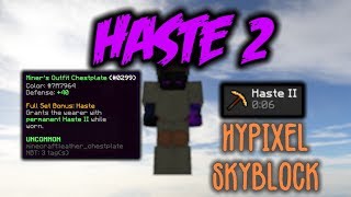 HOW TO GET HASTE 2 ARMOR  MINERS OUTFIT [upl. by Aehtrod]