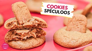 Recette de cookies fourrés au spéculoos [upl. by Einhpad]