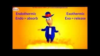 Exothermic and Endothermic Reactions  Video for kids [upl. by Yllop582]