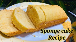 Vanilla Sponge Cake Recipe  How to Make Fluffy Vanilla Cake  Easy Sponge Cake [upl. by Rosaleen457]