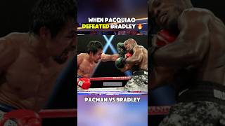 When Pacquiao DEFEATED Bradley boxing knockoutpower boxingfight trending [upl. by Eldoria]