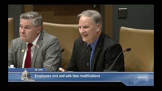 Minnesota senator calls female Delta pilot a quotstewardessquot during hearing [upl. by Khudari65]