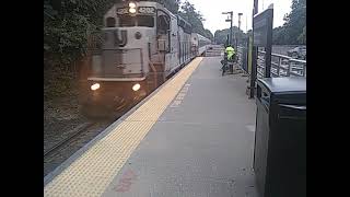 NJTR 4634 pulling into Hammonton Station in Hammonton NJ 42026063 7282021 [upl. by Coulombe574]