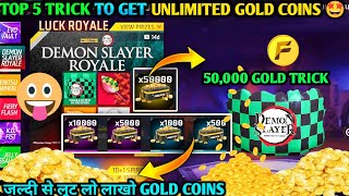 GET 50000 GOLD 🪙 TRICK 🤩FREE FIRE UNLIMITED GOLD COINS TRICK UNLIMITED GOLD TRICK IN FREE FIRE [upl. by Aglo]