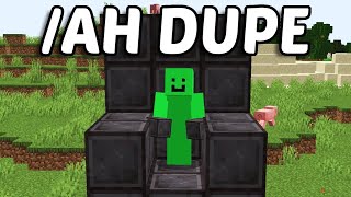 Minecraft Multiplayer Auction House Dupe for Java 121 [upl. by Odnalor255]