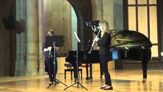 Suite for two clarinets de Alan Frank [upl. by Arrotal873]