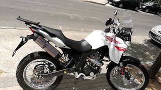 Derbi Terra Adventure 125cc con Akrapovic chino con db killer [upl. by Orin]