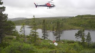 Thulit Mining in Norway  Heli transport of the gemstones [upl. by Riccardo583]