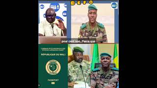 le journaliste Kassim sadresse Assimi Goita Maiga imposables davoir les passeports au Mali [upl. by Ainnos]