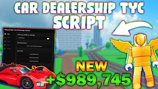 UPDATED Car Dealership Tycoon Script PASTEBIN 2023 MONEY FARM AUTO RACE CAR SPEED TELEPORT [upl. by Ham]