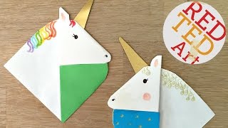 Unicorn Bookmarks with Jenny from Origami Tree NextUp 2016 [upl. by Henarat]