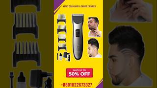 Kemei KM3909 Hair Clippers Trimmer For Men  Best Hair Trimmer Review  Trimmer Price in Bangladesh [upl. by Quintilla]