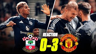 HUGE Win De Ligt CLASS Rashford Goal amp Ugarte Debut  SOUTHAMPTON 03 MAN UTD [upl. by Anij600]