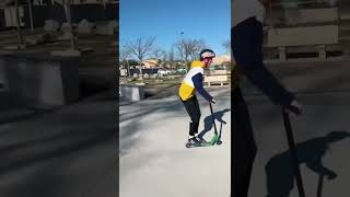 CRAZY Scooter Trick 🤩 [upl. by Tamara]