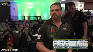 Peter Machin vs Stuart Coburn Group D Australian Darts Open 2023 [upl. by Ober]