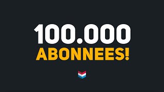 WE HEBBEN 100000 ABONNEES [upl. by Adnilrem686]