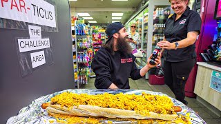 I TRIED A FOOD CHALLENGE IN A PACKED SUPERMARKET WHICH HAS NEVER BEEN BEATEN  BeardMeatsFood [upl. by Olga]