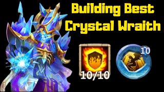 Crystal Wraith  Choosing best Build  Castle Clash [upl. by Ailsa]