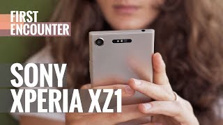 Sony Xperia XZ1 HandsOn Review [upl. by Eillim]