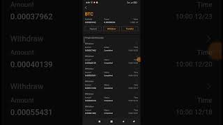 Satoshi BTCs Mining  24th Live Withdrawal  CORE Mining [upl. by Avlasor720]