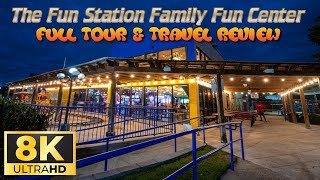 The Fun Station Family Fun Center Tallahassee FL  Travel VLOG amp Review  Go Karts amp Arcade [upl. by Darcia39]