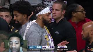 Timberwolves vs Lakers Highlights Reaction [upl. by Remmos]