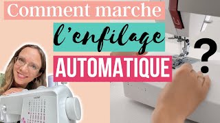 Comment marche lenfilage automatique sur une machine à coudre [upl. by Koren]