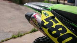 2011 KX250F Walk Around [upl. by Stedt18]