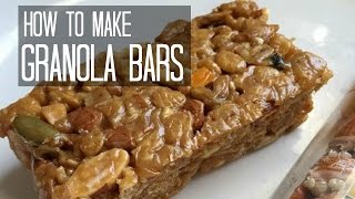 How to Make Chewy Granola Bars [upl. by Nwahsir653]