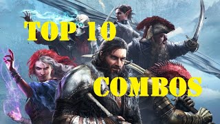 Divinity Original Sin 2 Top 10 Fun Skill Combos [upl. by Amuh]